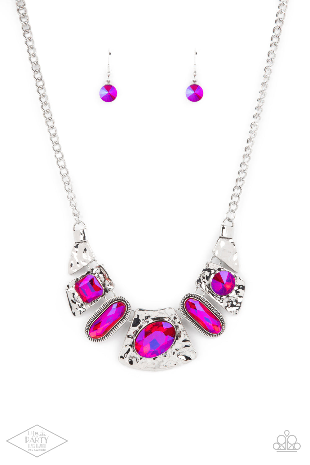 Paparazzi Accessories: Futuristic Fashionista - Pink Necklace