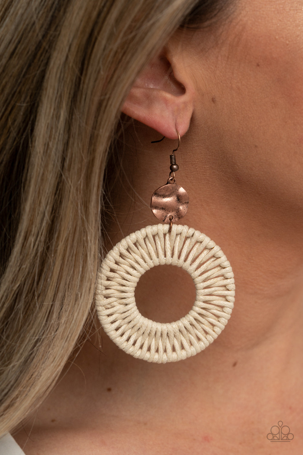 Paparazzi Accessories: Total Basket Case - Copper Earring