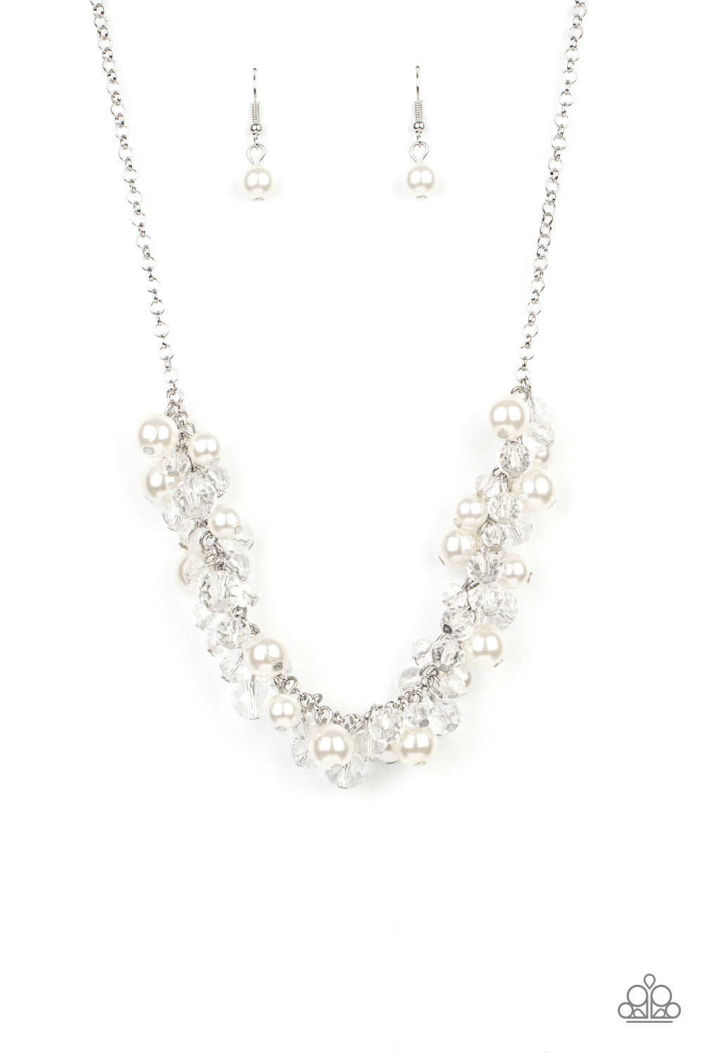 Paparazzi Accessories: Pardon My FRINGE - White Necklace