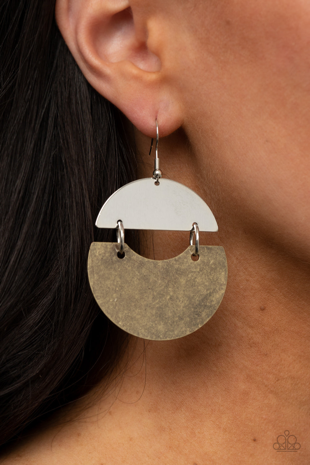 Paparazzi Accessories: Watching The Sunrise - Brass Earring