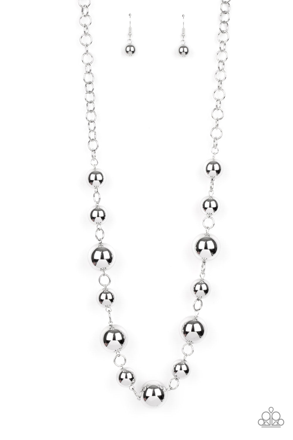 Paparazzi Accessories: Commanding Composure - Silver Necklace