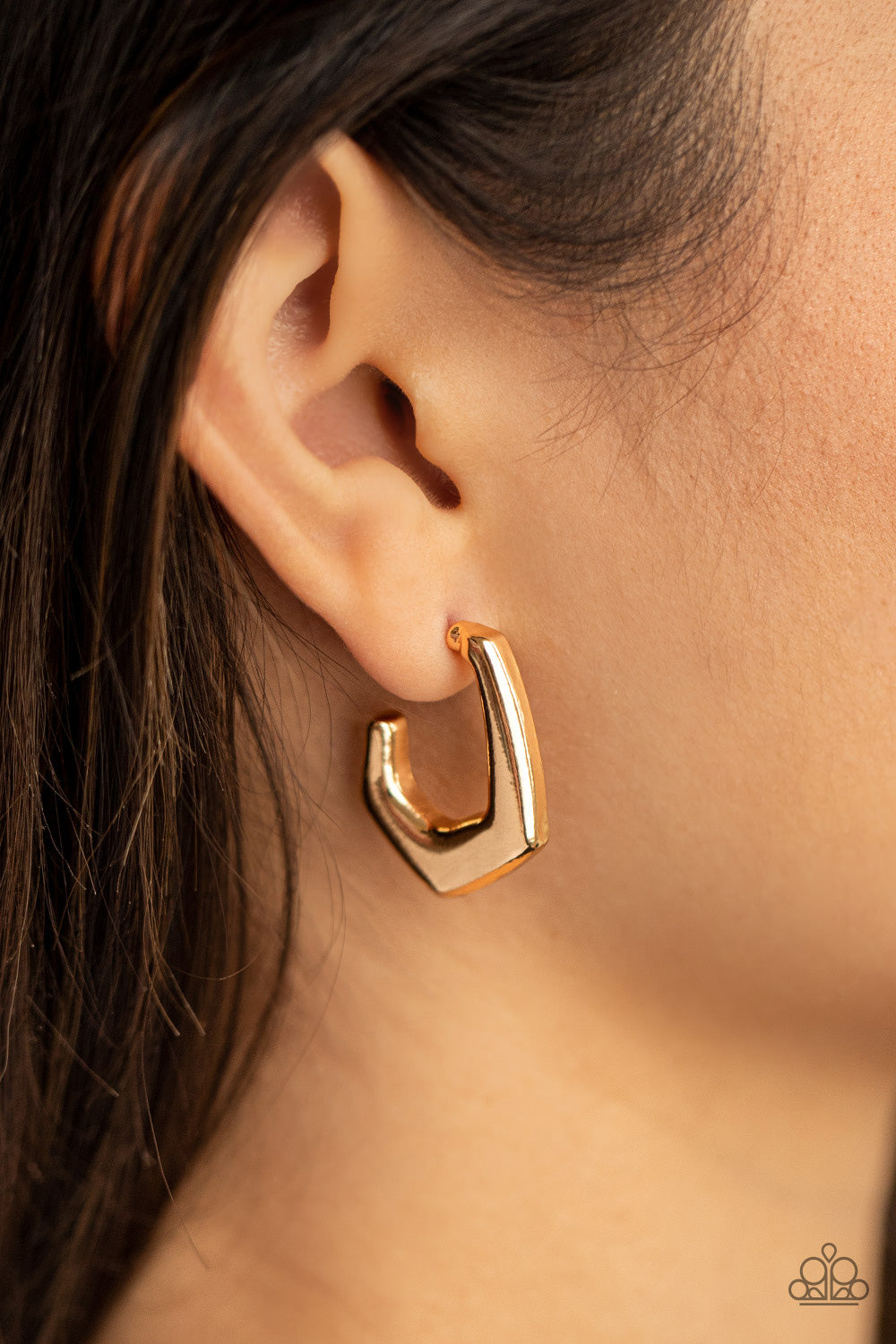 Paparazzi Accessories: On The Hook - Gold Earring