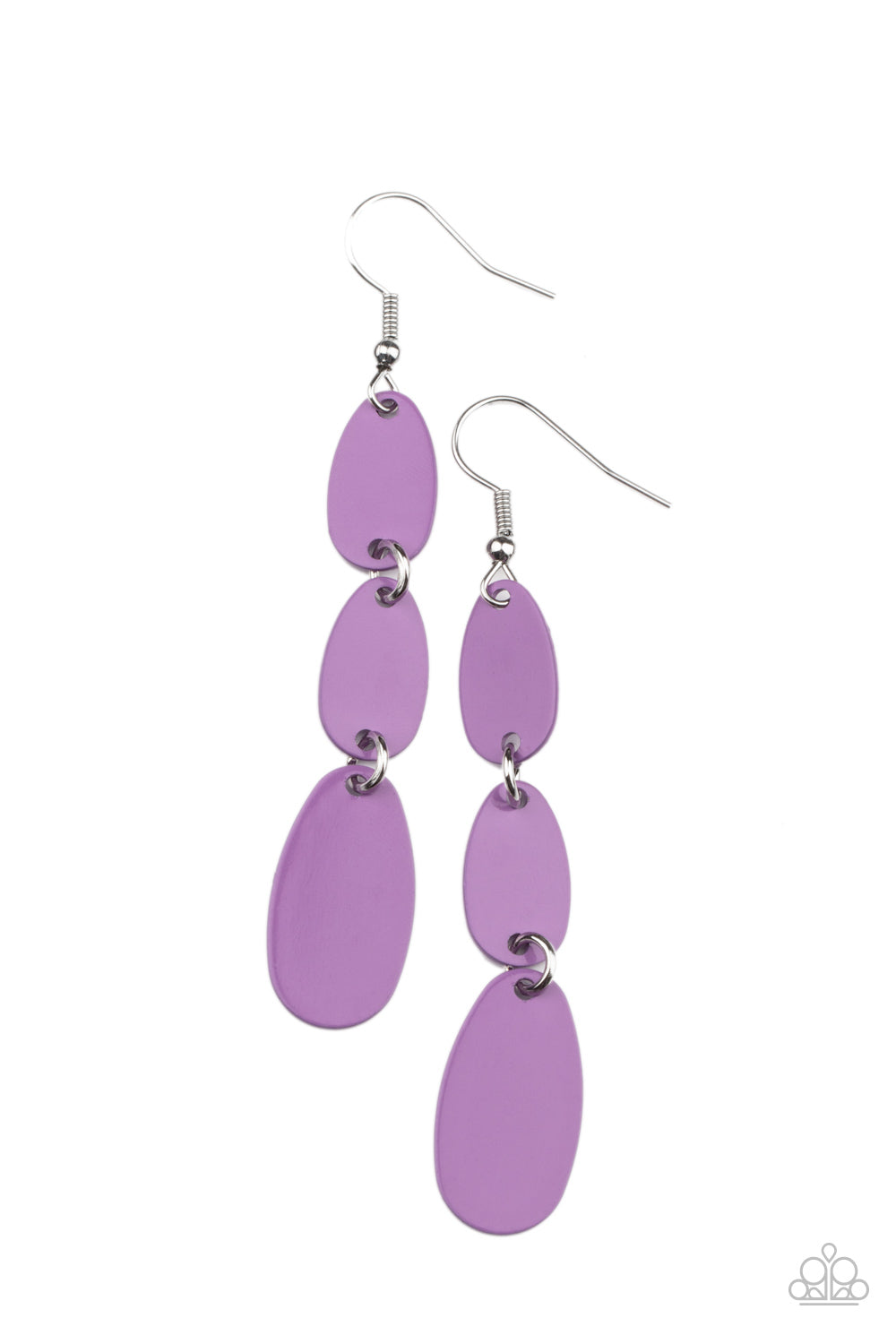 Paparazzi Accessories: Rainbow Drops - Purple Earring