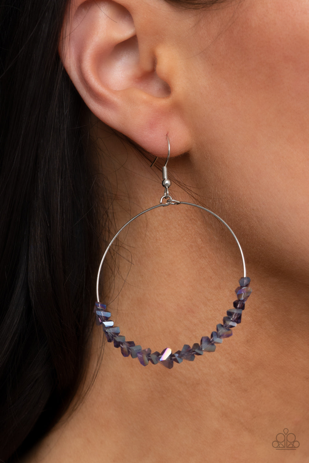 Paparazzi Accessories: Glimmering Go-Getter - Purple Earring