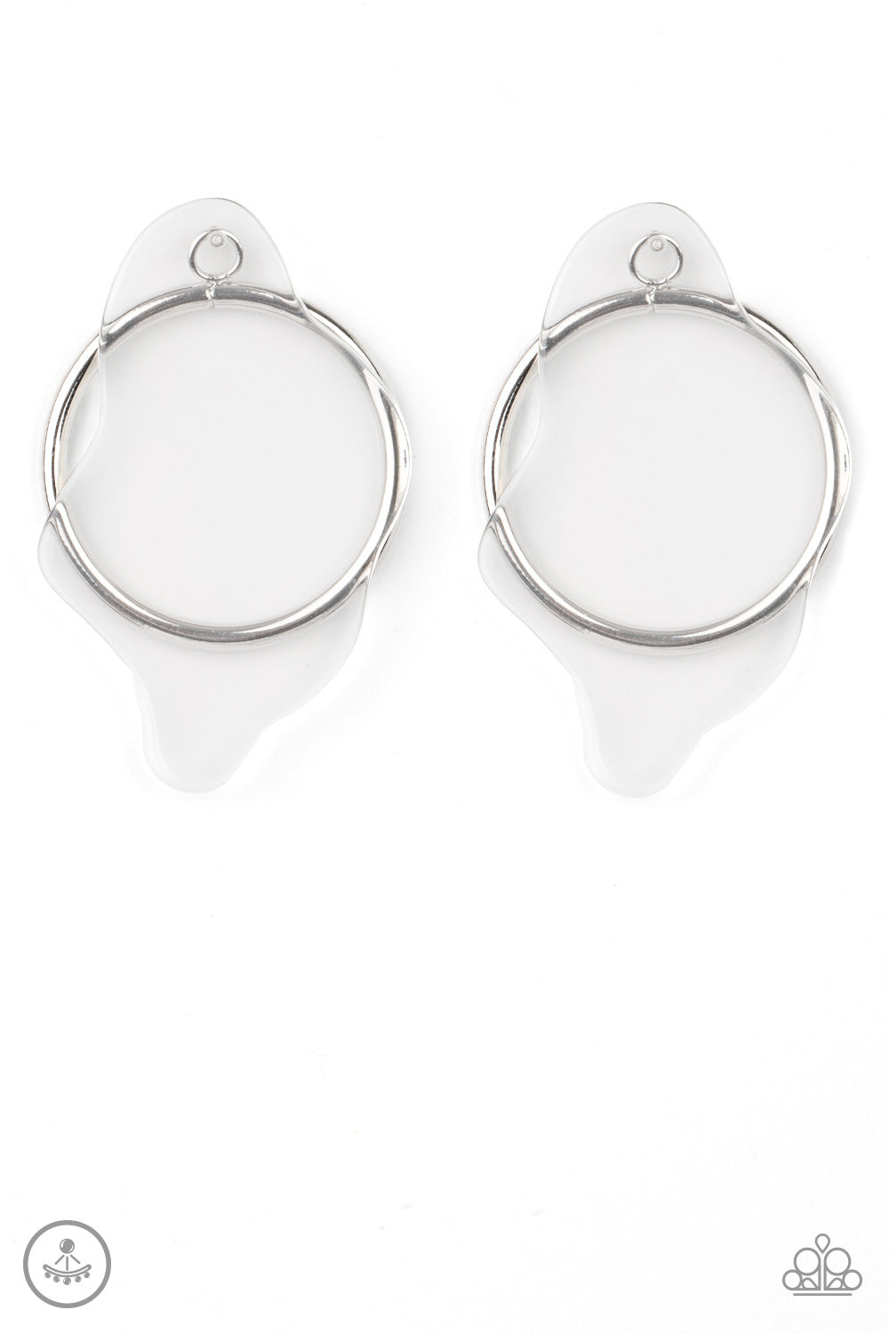 Paparazzi Accessories: Clear The Way! - White Earring