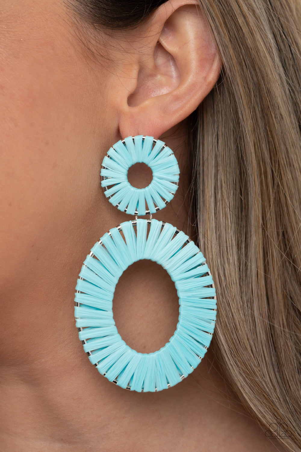 Paparazzi Accessories: Foxy Flamenco - Blue Earring