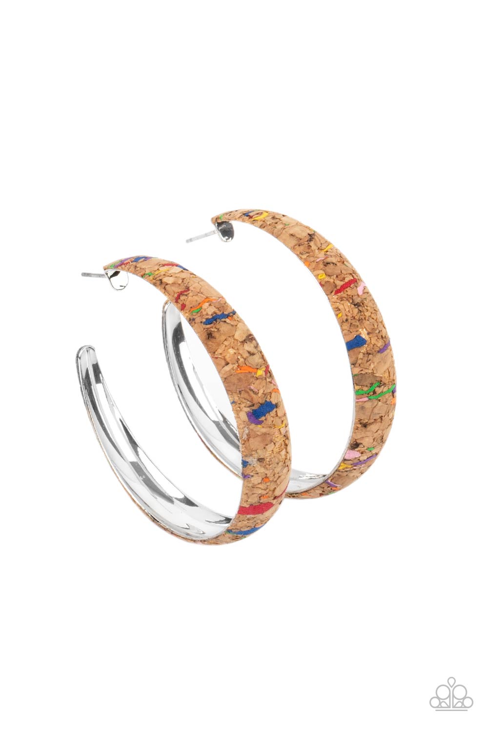 Paparazzi Accessories: A CORK In The Road - Multi Earring