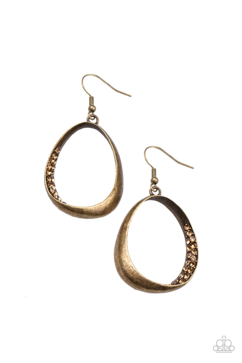 Paparazzi Accessories: Fiercely Flauntable - Brass Earring