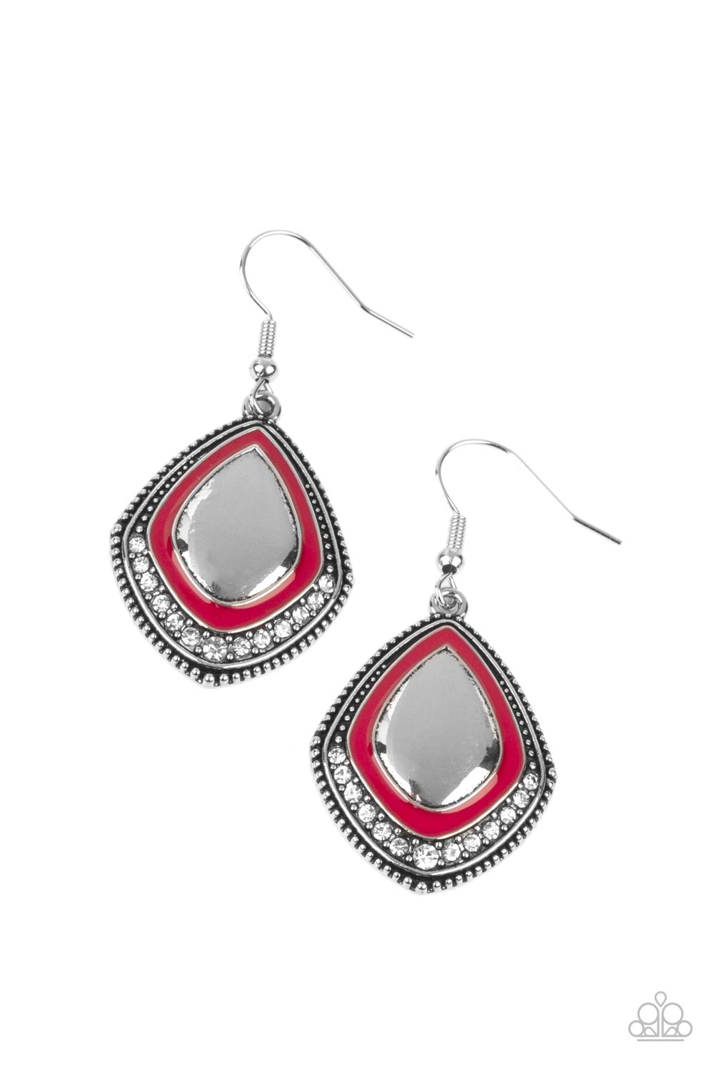 Paparazzi Accessories: Fearlessly Feminine - Red Earring