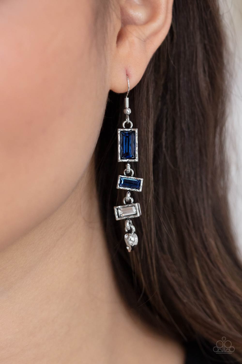 Paparazzi Accessories: Modern Day Artifact - Blue Earring