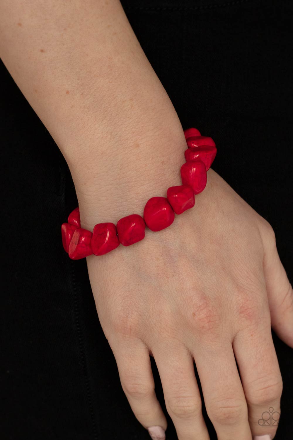Paparazzi Accessories: Prehistoric Paradise - Red Bracelet