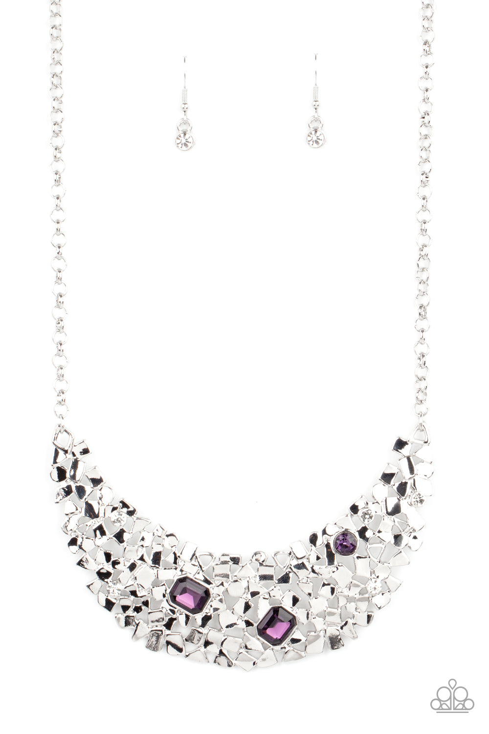 Paparazzi Accessories: Fabulously Fragmented - Purple Necklace