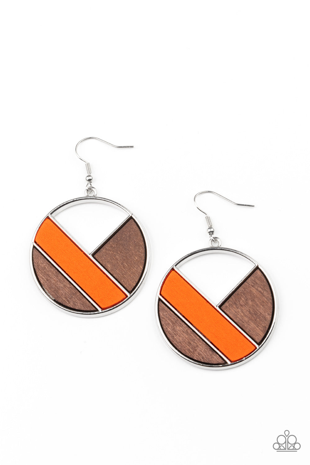 Paparazzi Accessories: Dont Be MODest - Orange Earring