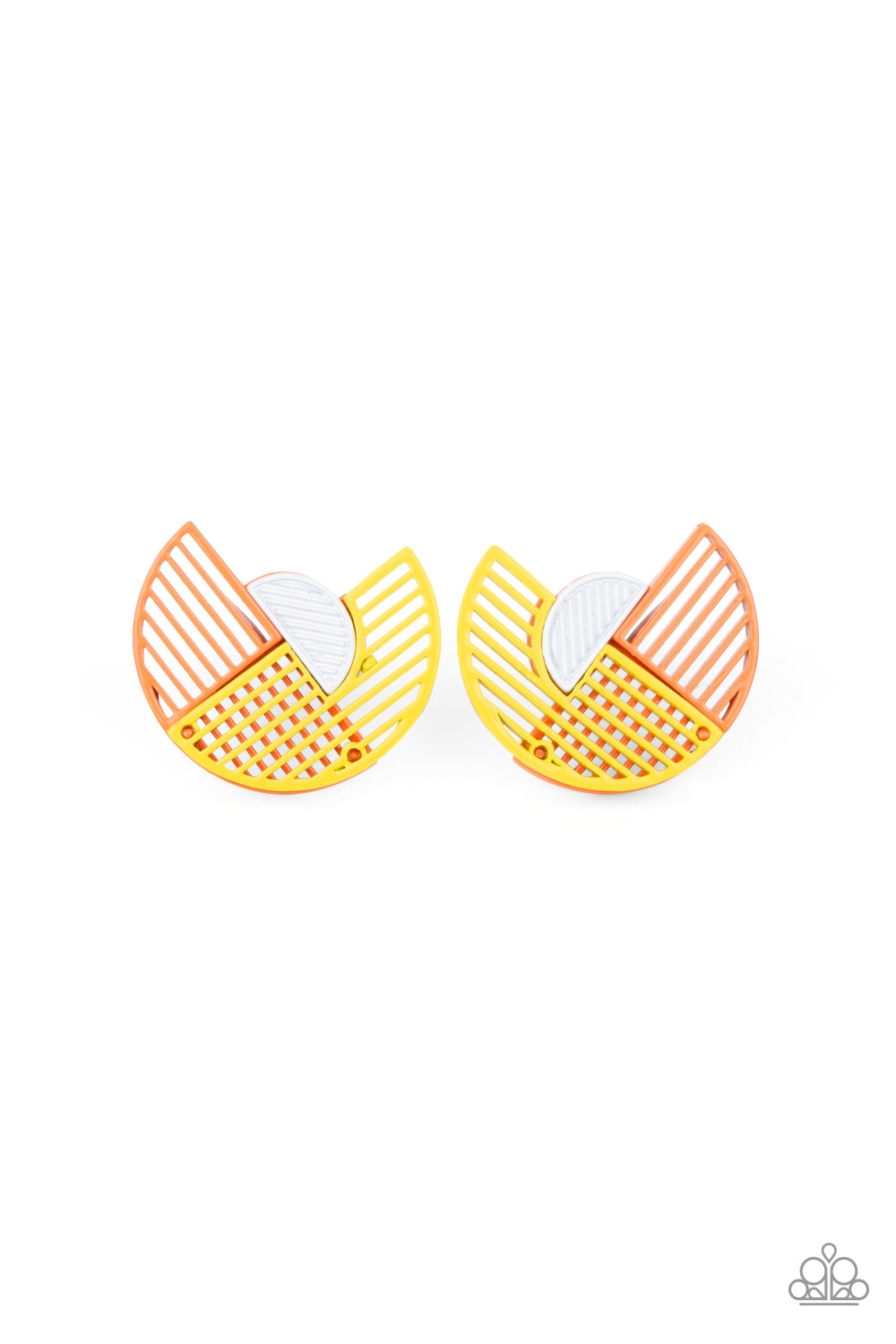 Paparazzi Accessories: It’s Just an Expression - Yellow Earring