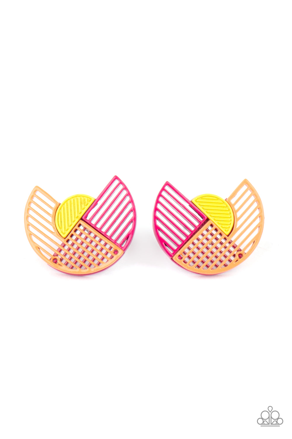 Paparazzi Accessories: Its Just an Expression - Pink Earring
