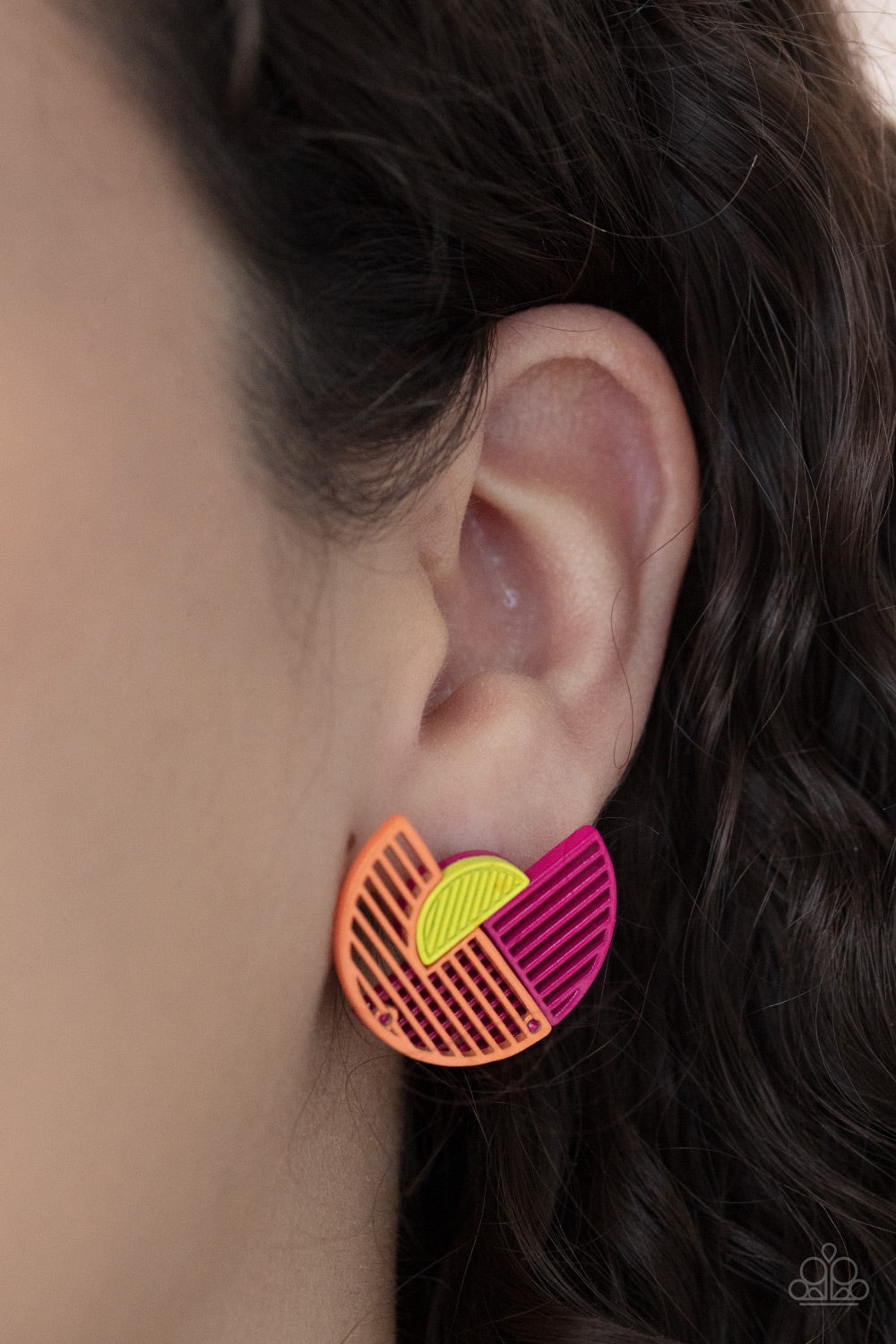 Paparazzi Accessories: Its Just an Expression - Pink Earring