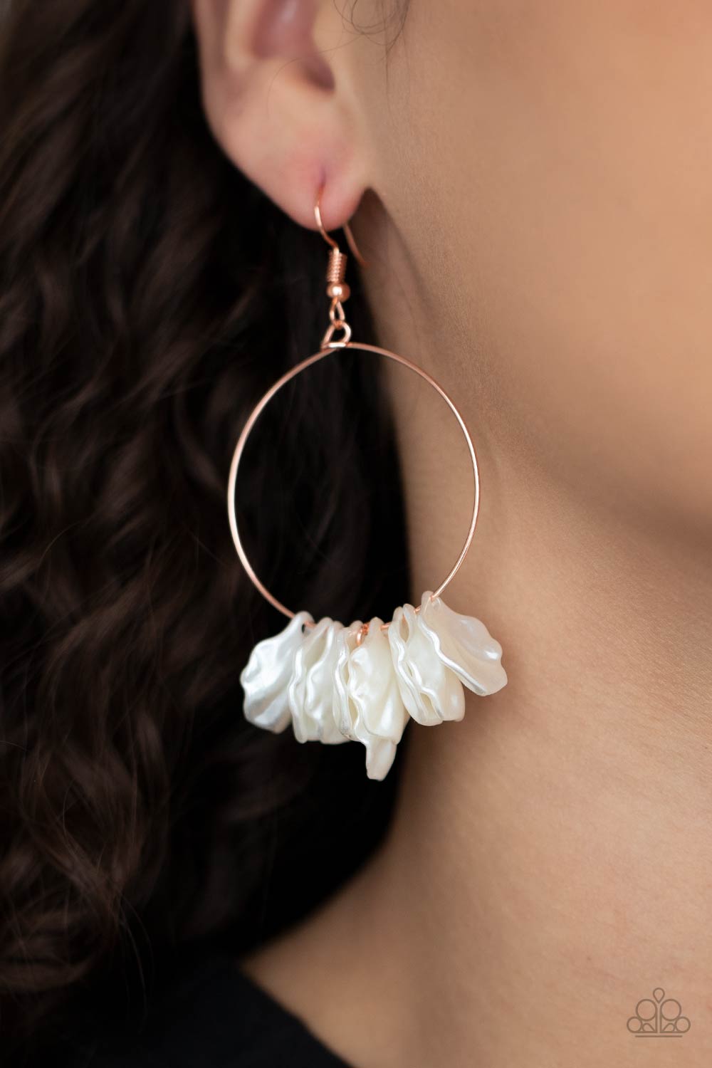 Paparazzi Accessories: Sailboats and Seashells - Copper Earring