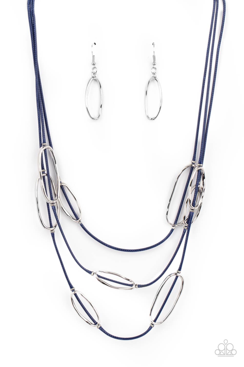 Paparazzi Accessories: Check Your CORD-inates - Blue Neckalce