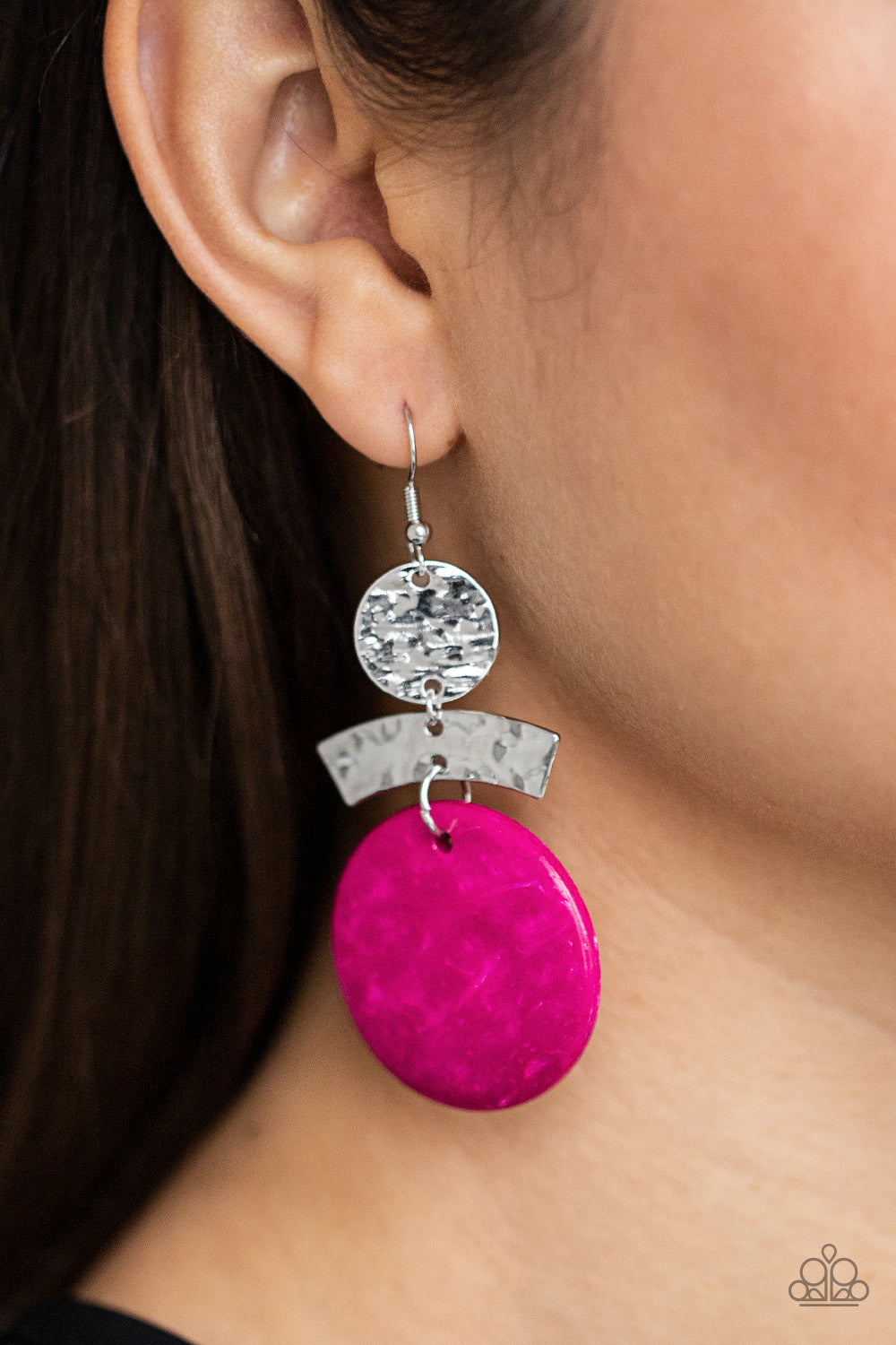 Paparazzi Accessories: Diva Of My Domain - Pink Earring