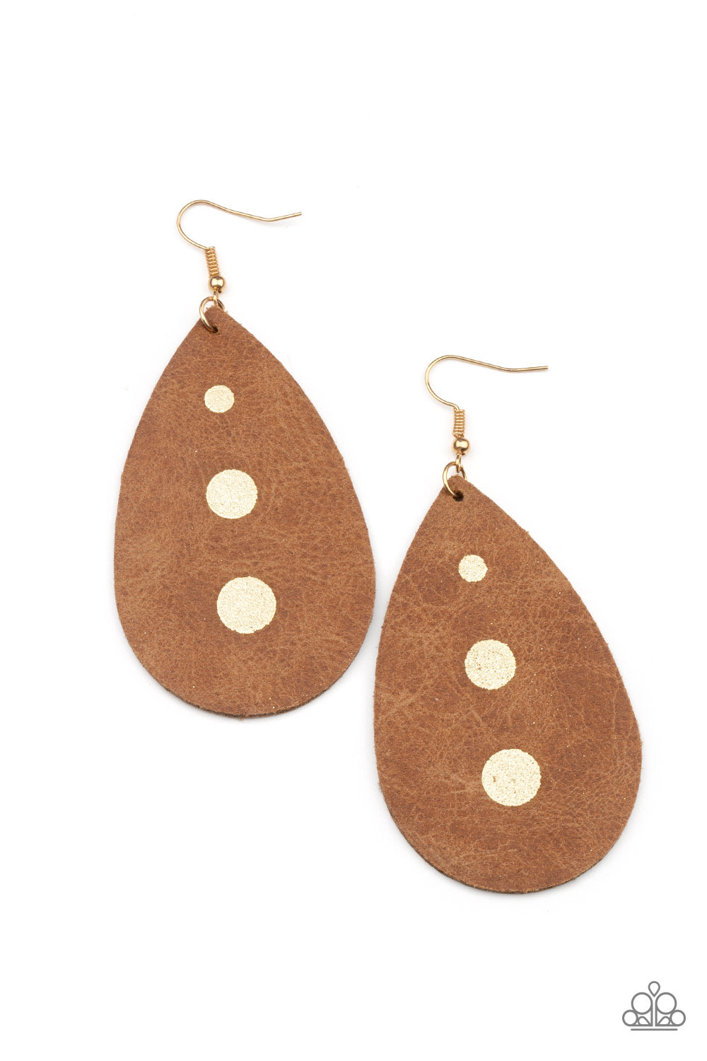 Paparazzi Accessories: Rustic Torrent - Gold Earring