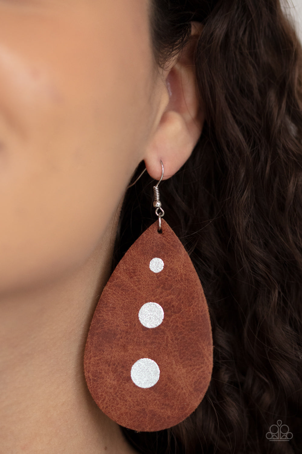 Paparazzi Accessories: Rustic Torrent - Brown Earring
