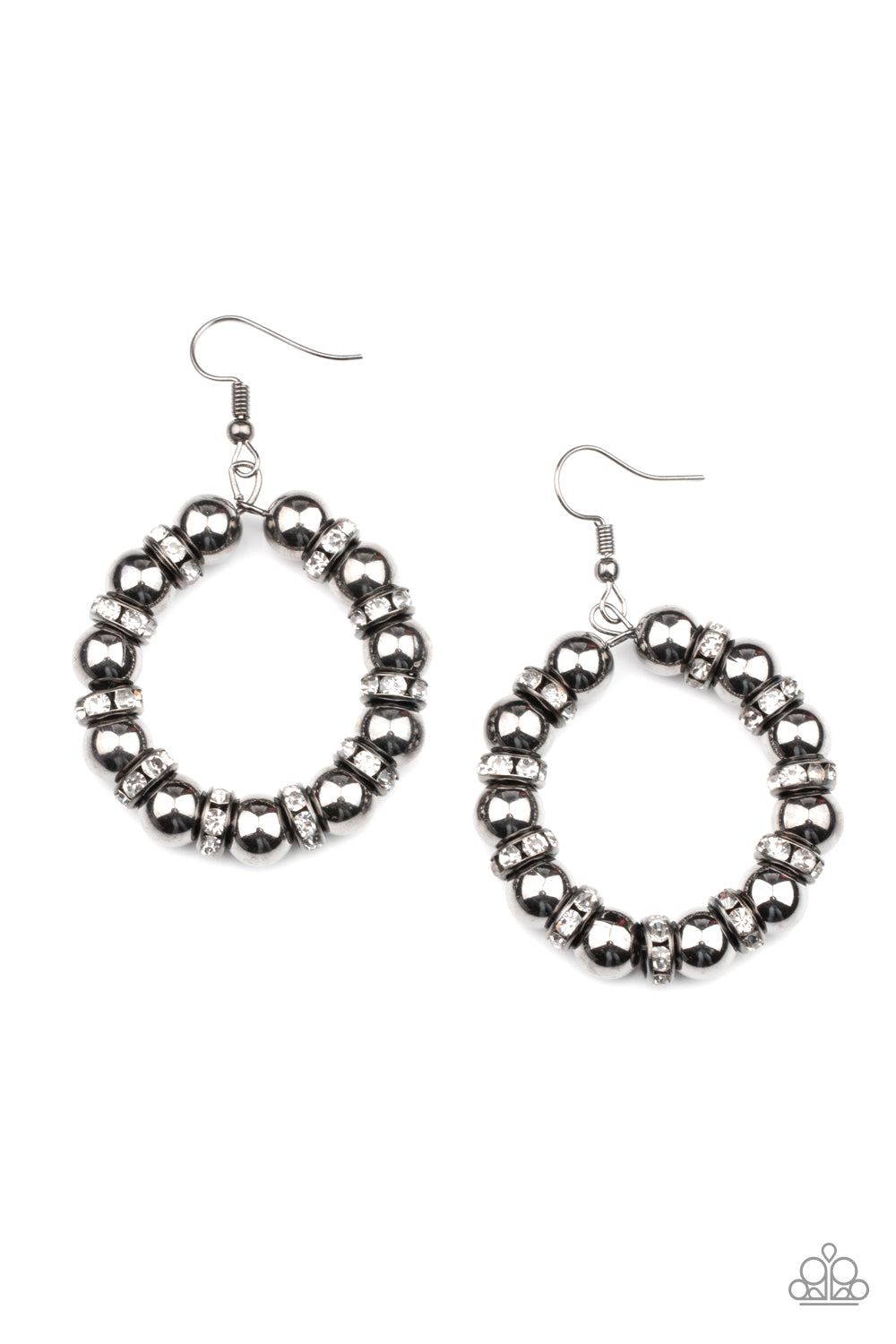 Paparazzi Accessories: Cosmic Halo - Black Earring