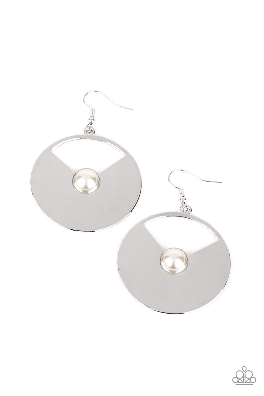 Paparazzi Accessories: Record-Breaking Brilliance - White Earring