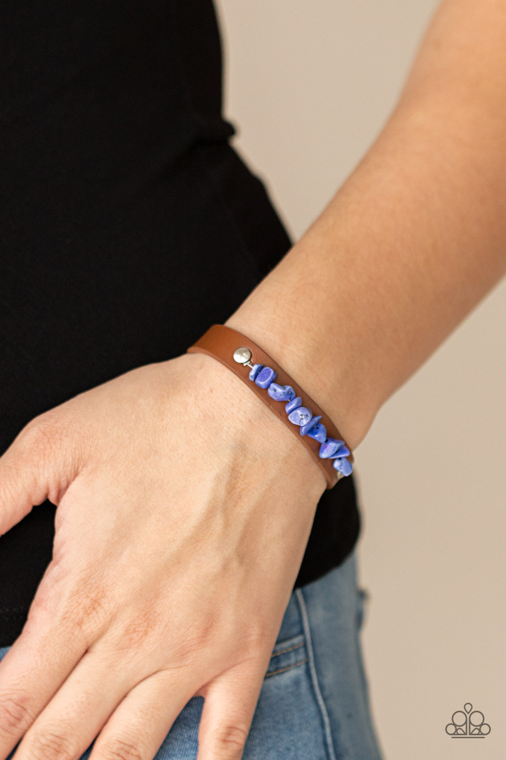 Paparazzi Accessories: Pebble Paradise - Blue Bracelet