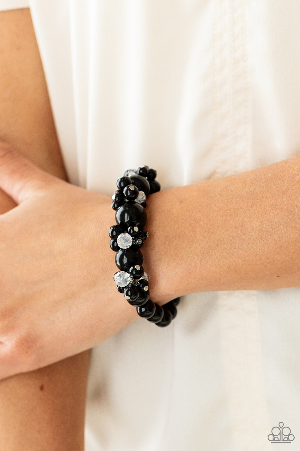 Paparazzi Accessories: Upcycled Upscale - Black Bracelet