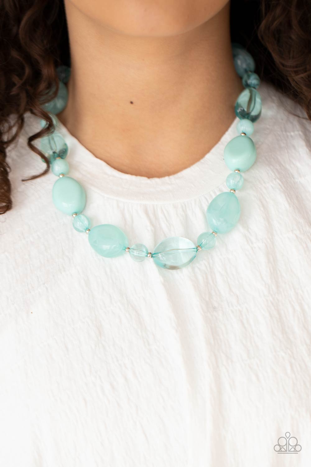 Paparazzi Accessories: Staycation Stunner - Blue Necklace