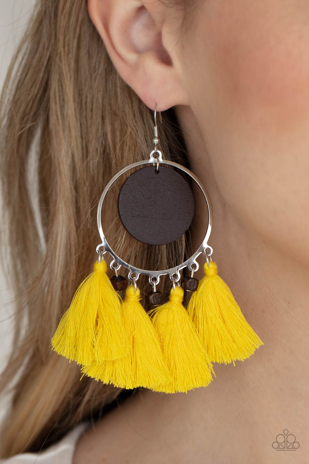 Paparazzi Accessories: Yacht Bait - Yellow Earring