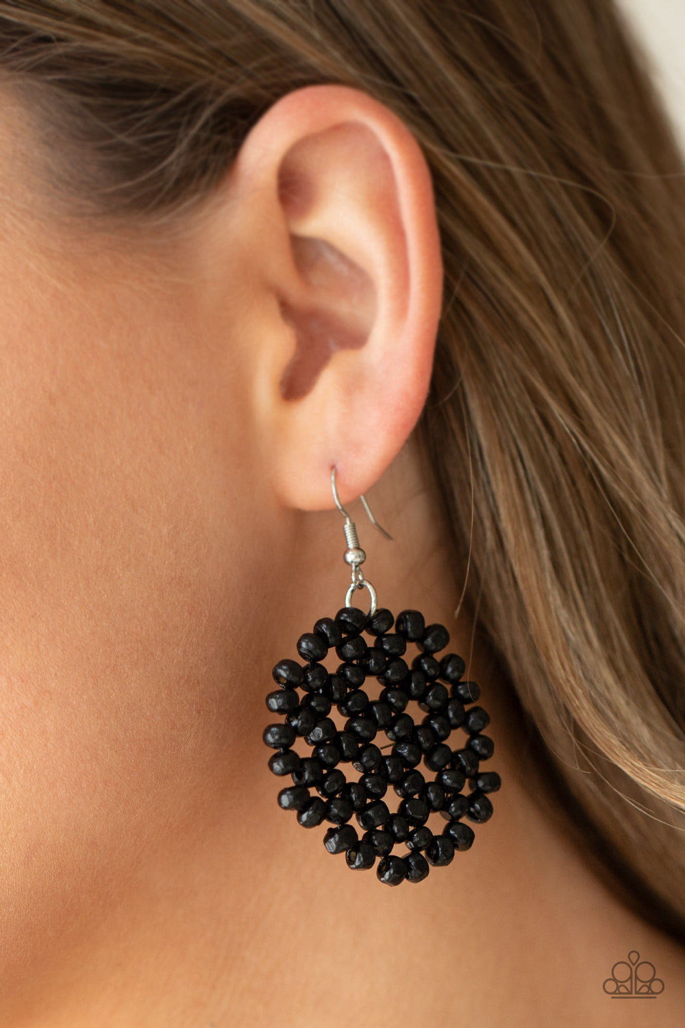 Paparazzi Accessories: Summer Escapade - Black Earring
