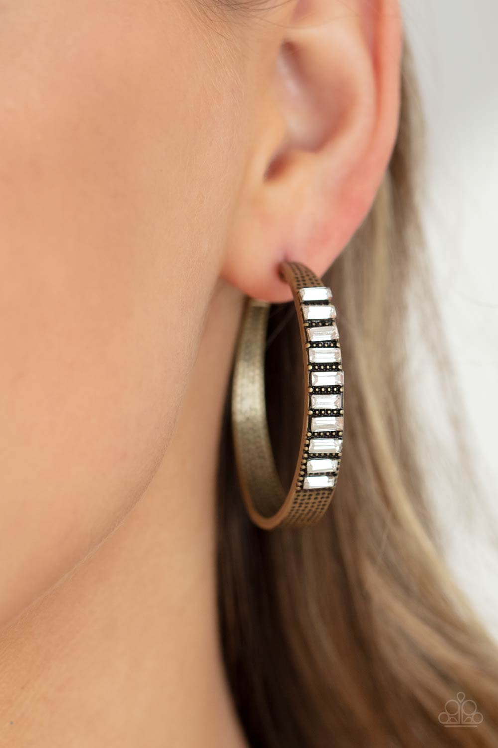 Paparazzi Accessories: More To Love - Brass Earring