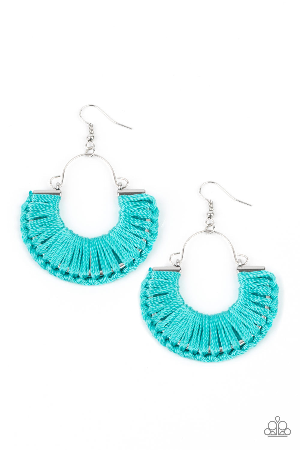 Paparazzi Accessories: Threadbare Beauty - Blue Earring