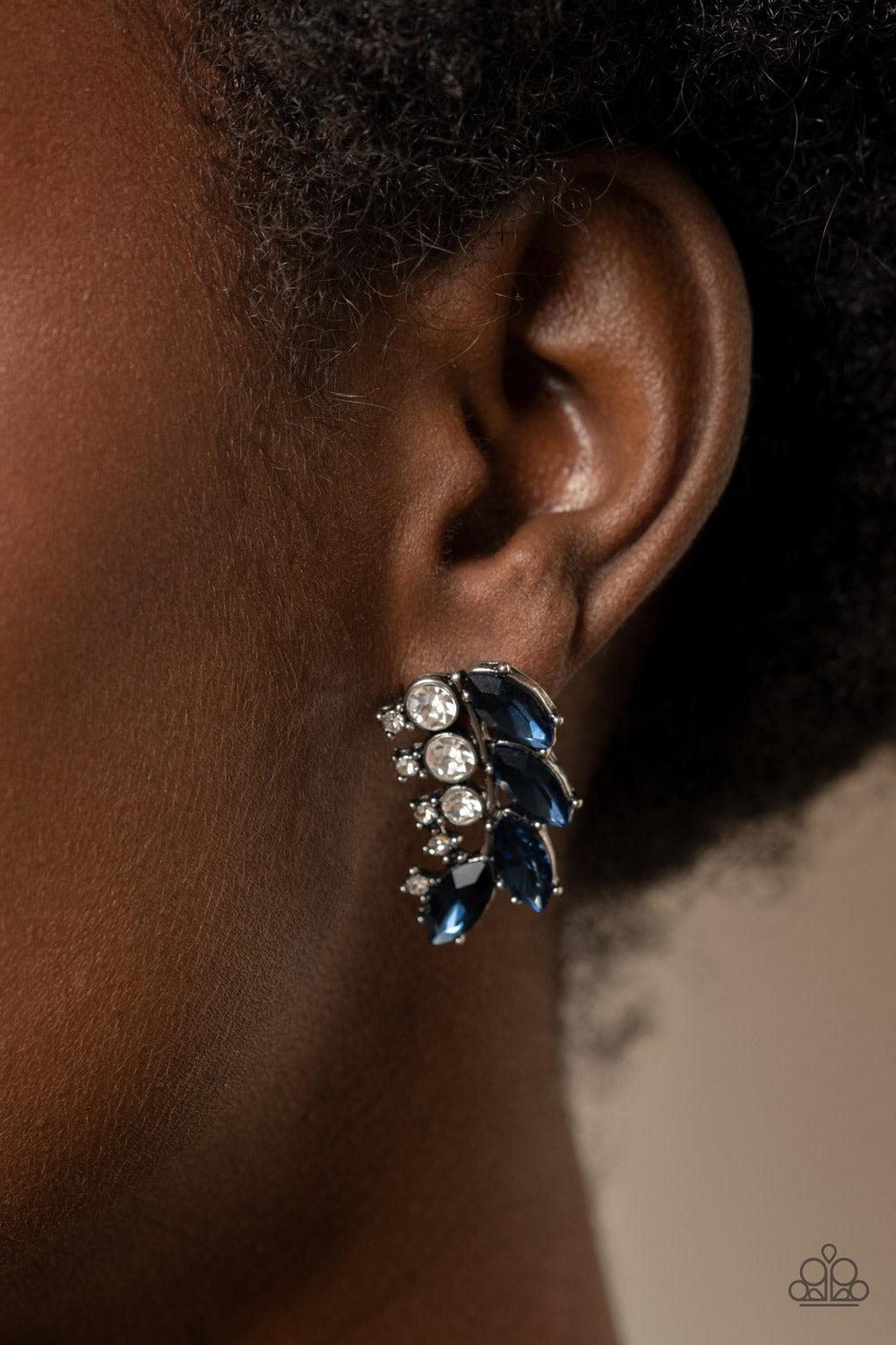 Paparazzi Accessories: Flawless Fronds - Blue Earring