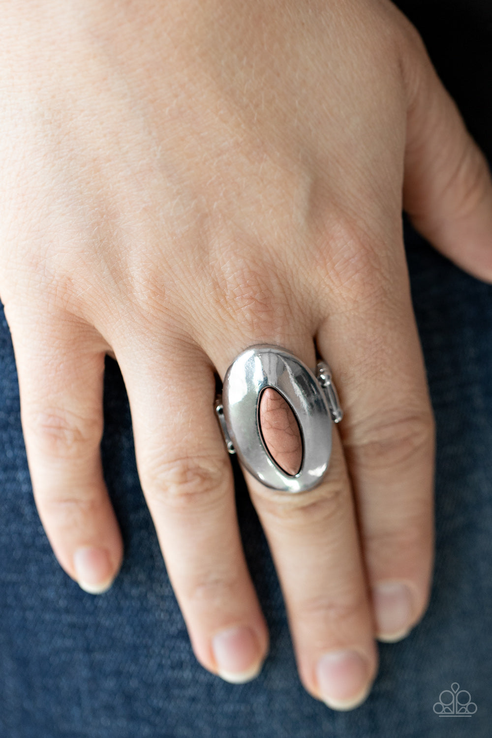 Paparazzi Accessories: Mesmerizing BLAZE - Brown Ring