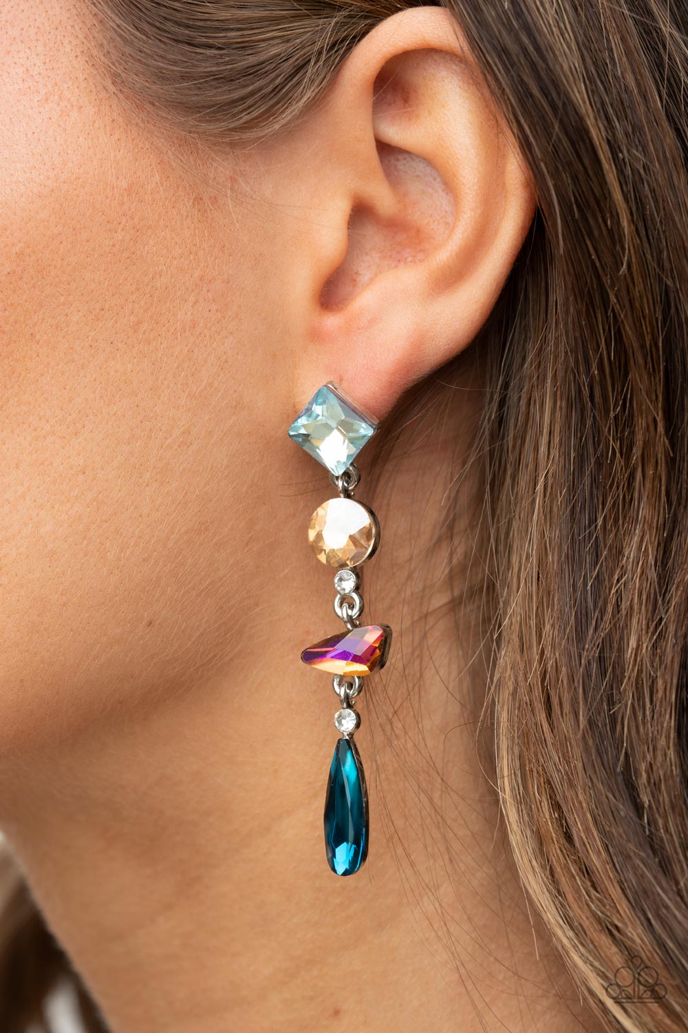 Paparazzi Accessories: Rock Candy Elegance - Multi Earring