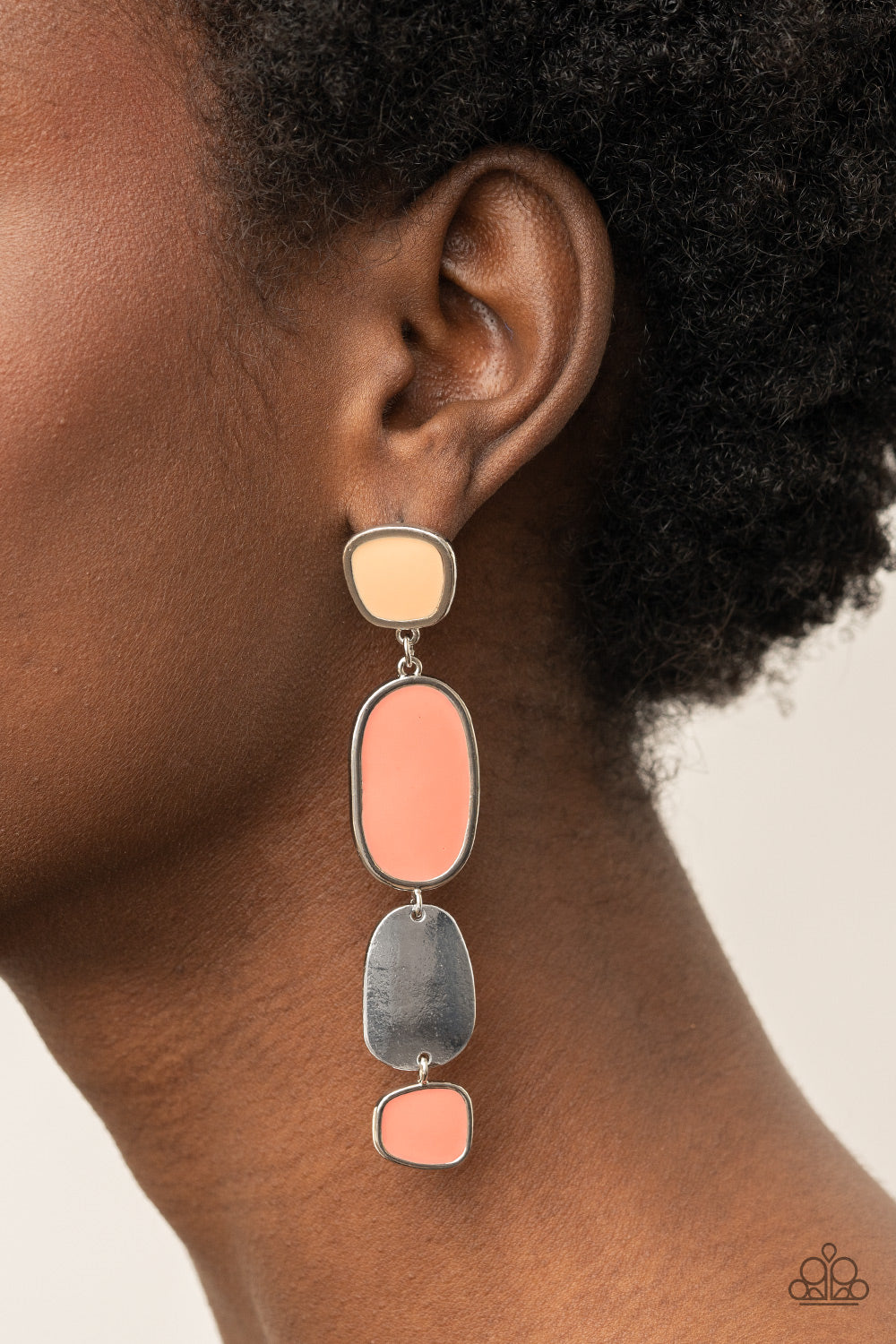 Paparazzi Accessories: All Out Allure - Orange Earrings