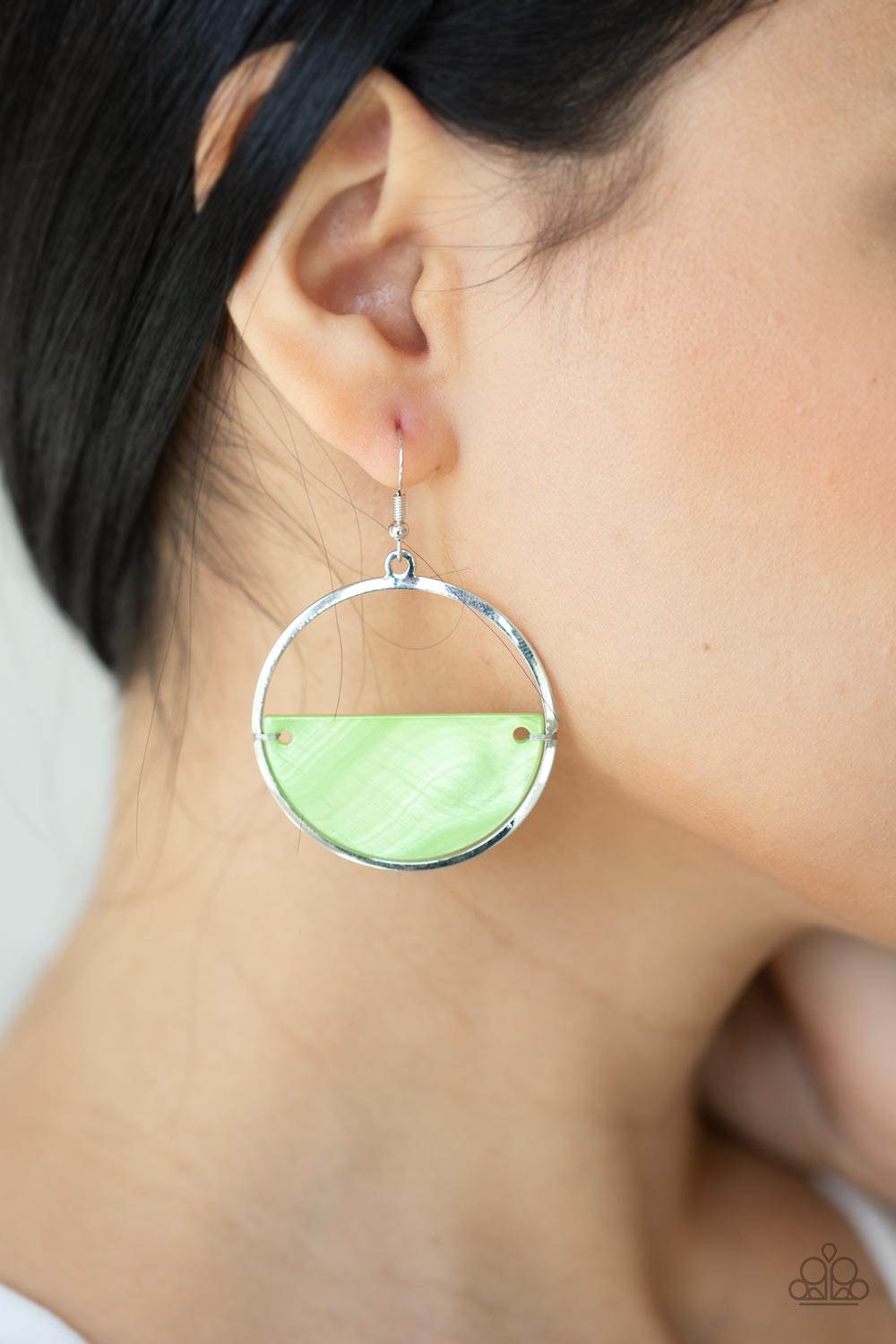 Paparazzi Accessories: Seashore Vibes - Green Earring