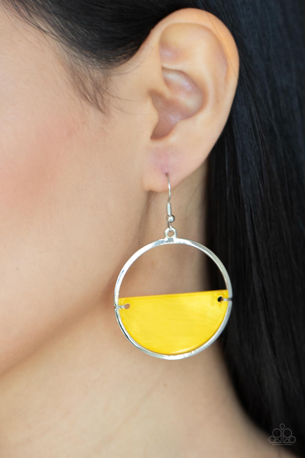 Paparazzi Accessories: Seashore Vibes - Yellow Earring