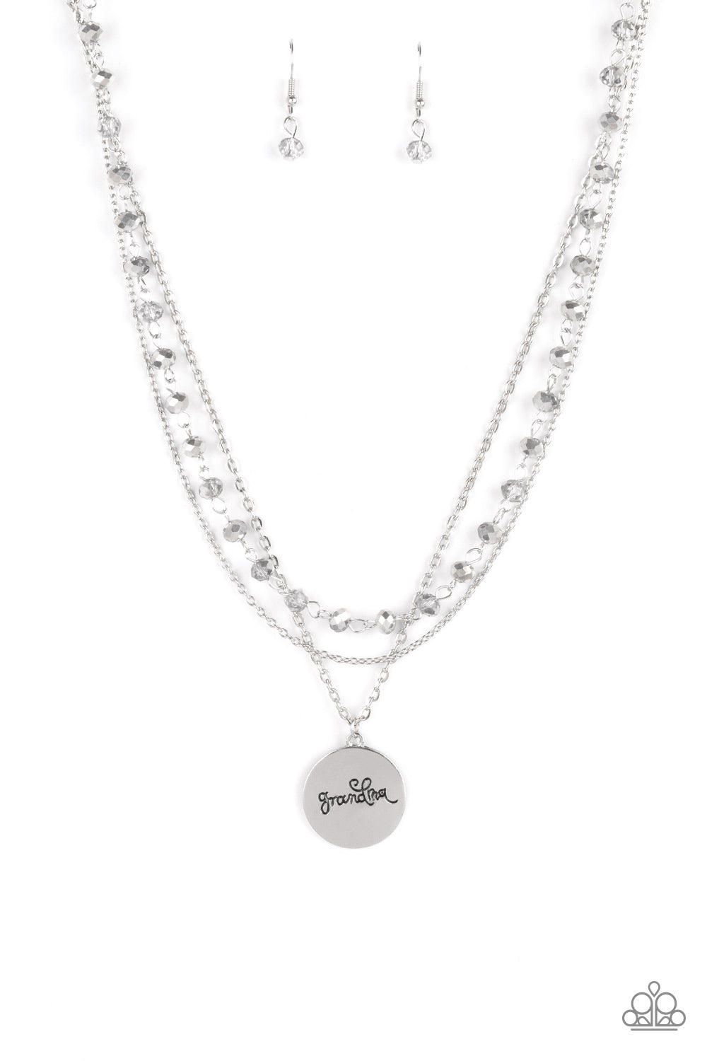 Paparazzi Accessories: Promoted to Grandma - Silver Necklace