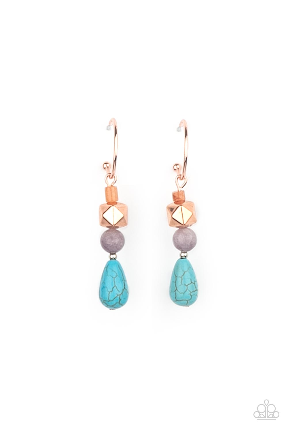 Paparazzi Accessories: Boulevard Stroll - Copper Earring
