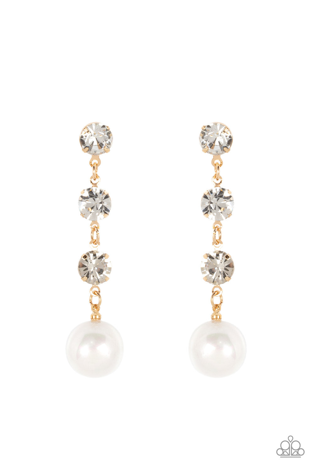 Paparazzi Accessories: Yacht Scene - Gold Earring