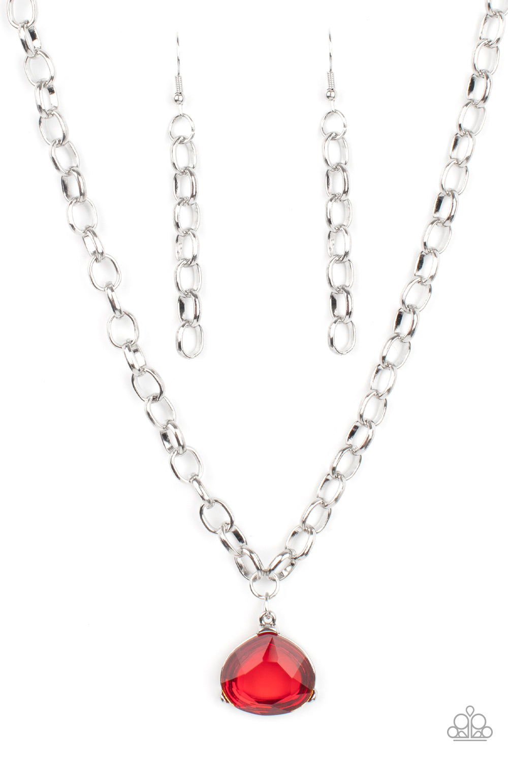 Paparazzi Accessories: Gallery Gem - Red Necklace
