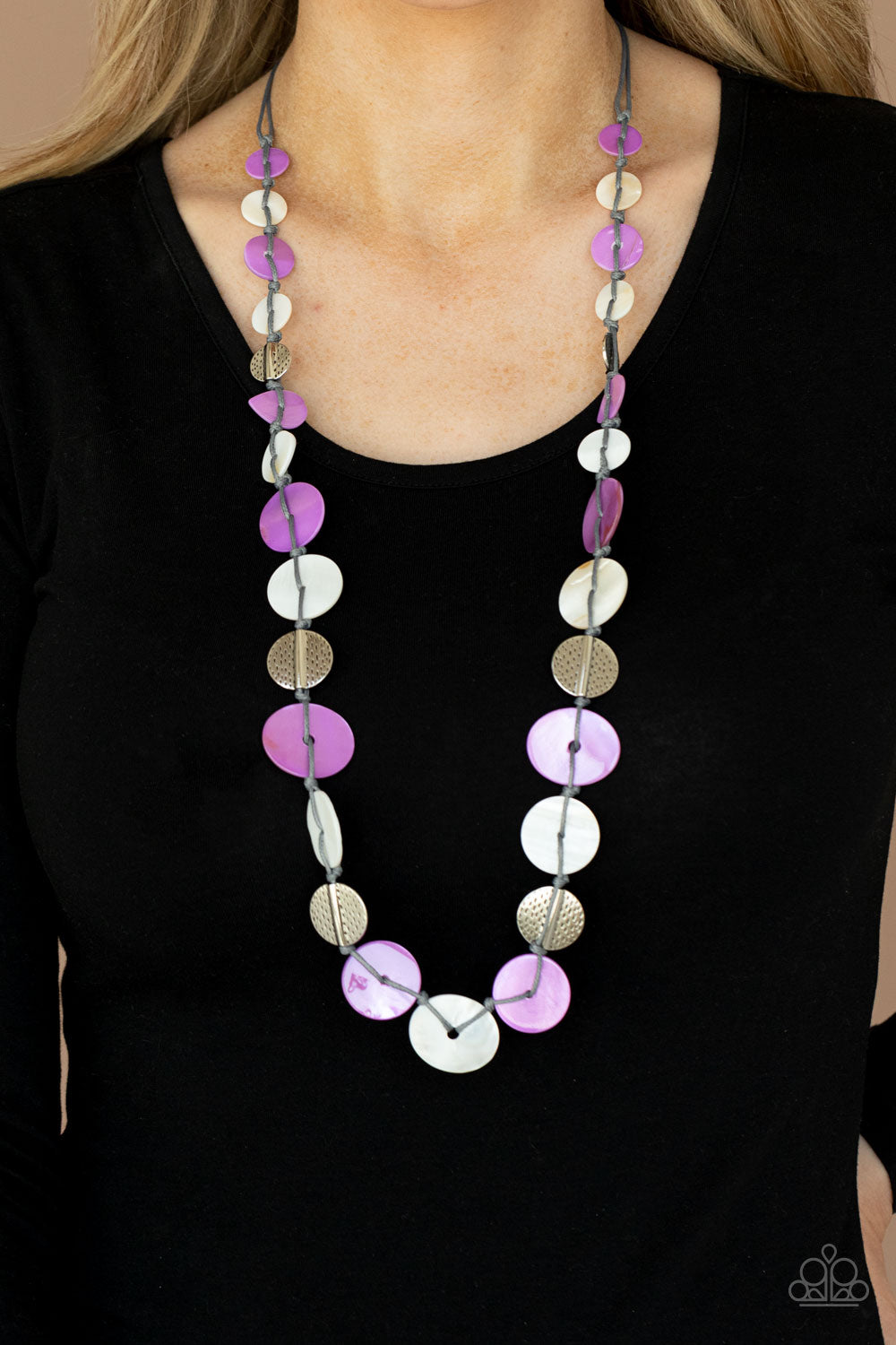 Paparazzi Accessories: Seashore Spa - Purple Necklace
