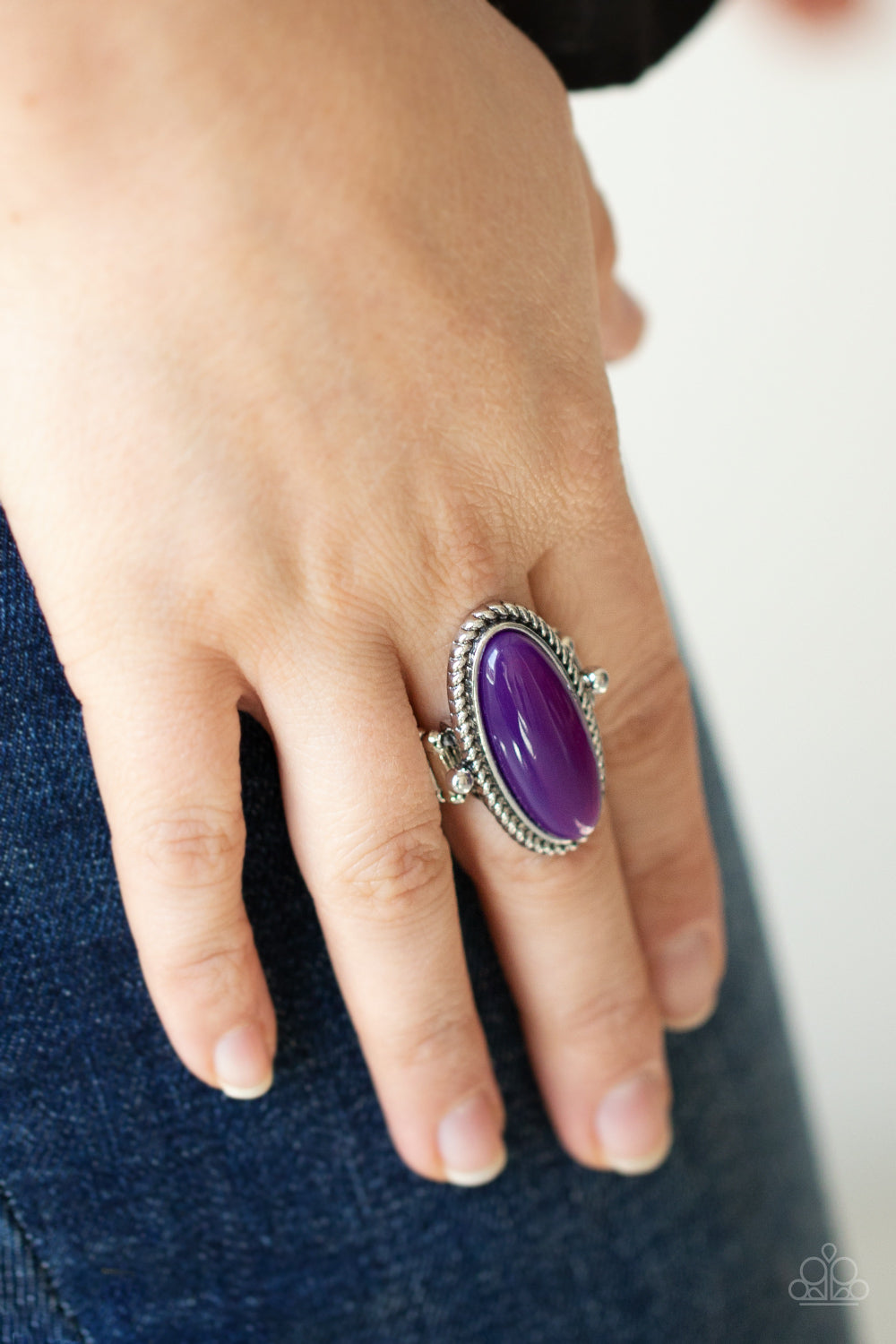 Paparazzi Accessories: Oval Oasis - Purple Ring