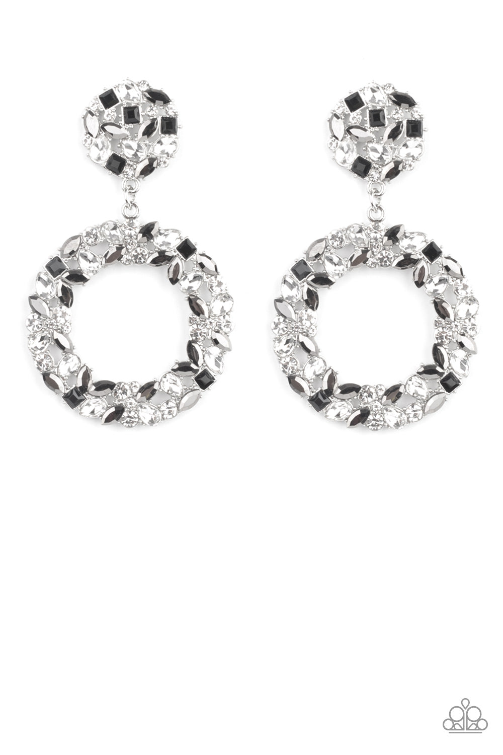 Paparazzi Accessories: Party Ensemble - Black Earring