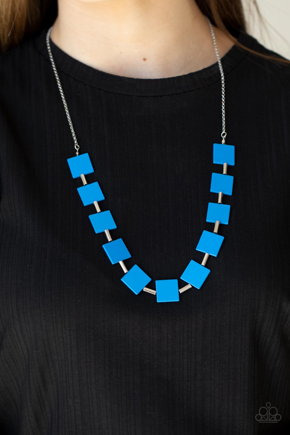 Paparazzi Accessories: Hello, Material Girl - Blue Necklace