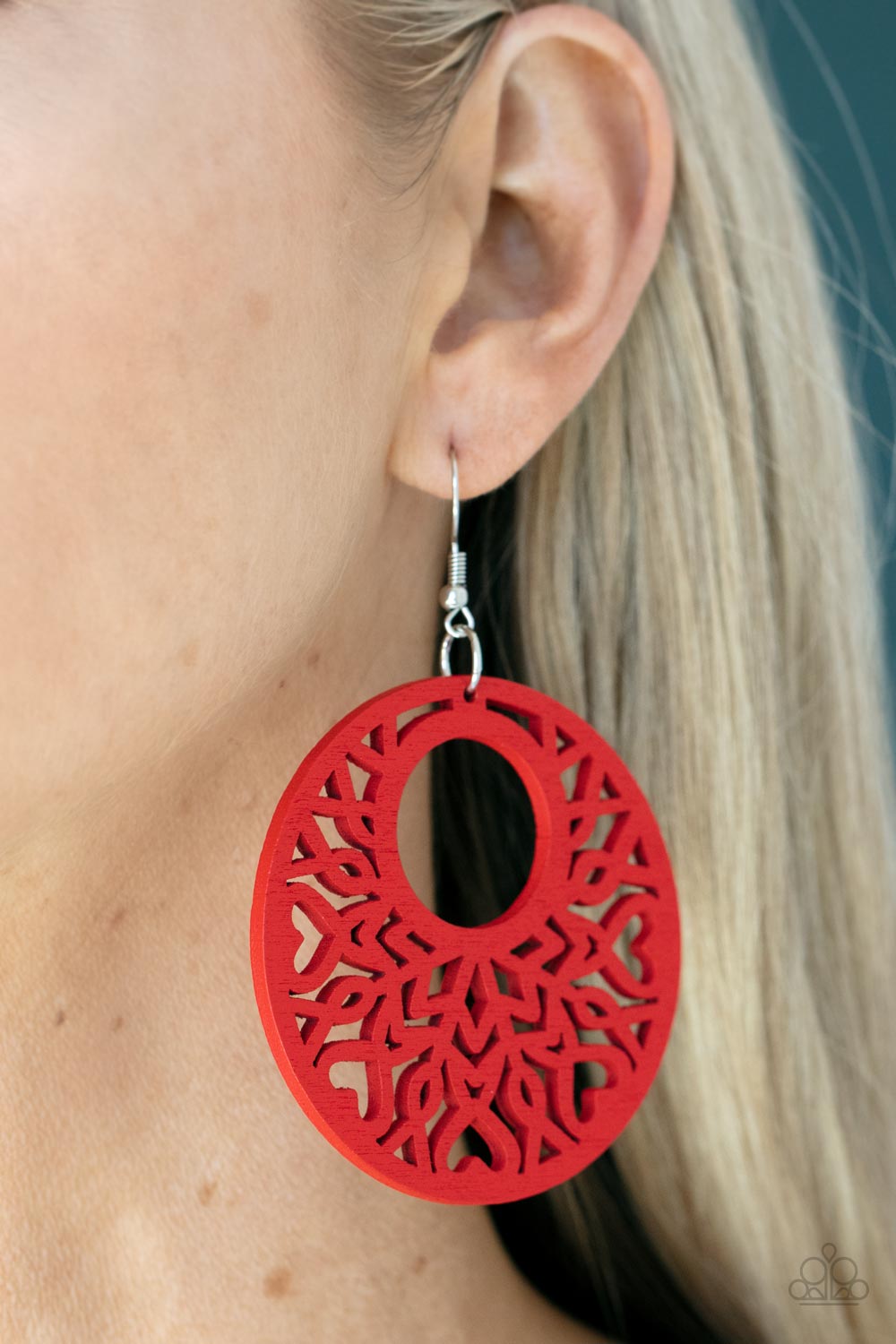 Paparazzi Accessories: Tropical Reef - Red Earring