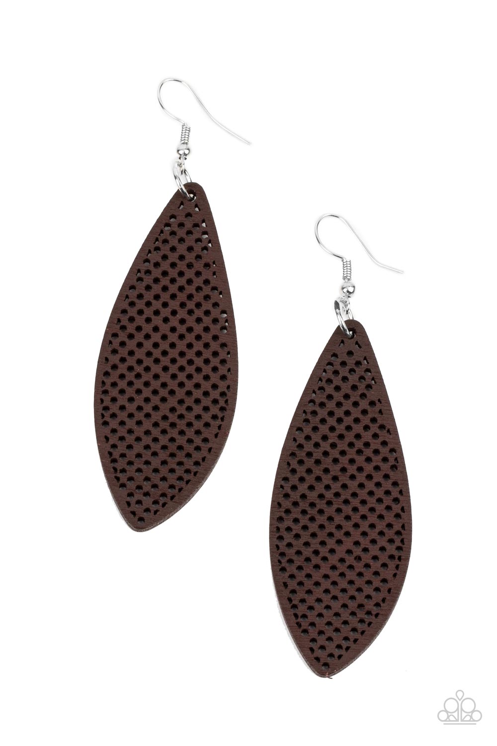 Paparazzi Accessories: Surf Scene - Brown Earring